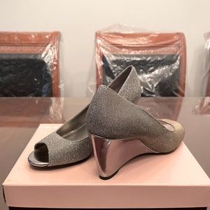 Studded Heeled Wedges